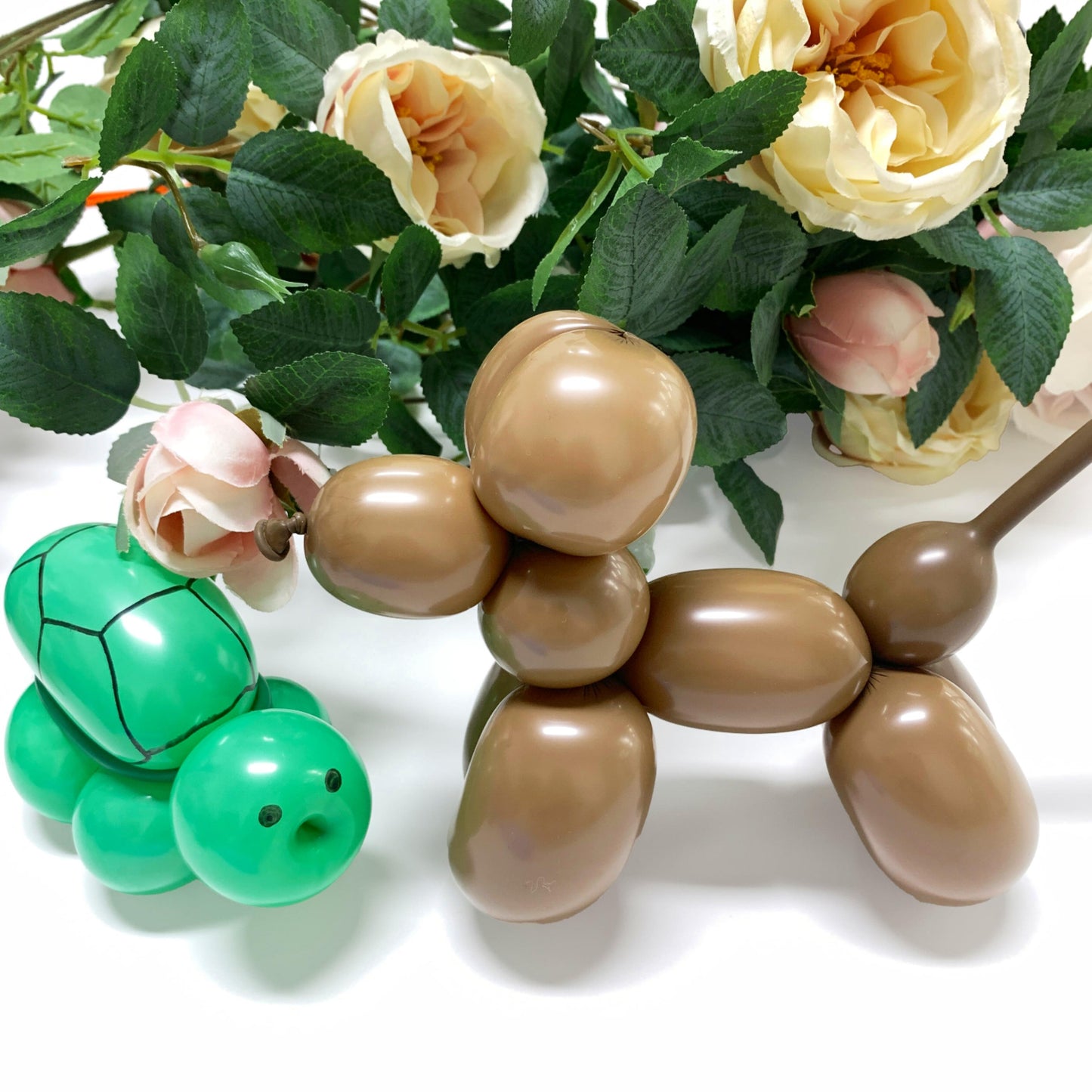 100pcs 260 Balloons,Twisting Animal Balloons for Birthdays Carnival Wedding Party Decorations,with Pump,Tutorial,Pen