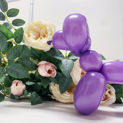 100pcs 260 Balloons,Twisting Animal Balloons for Birthdays Carnival Wedding Party Decorations,with Pump,Tutorial,Pen